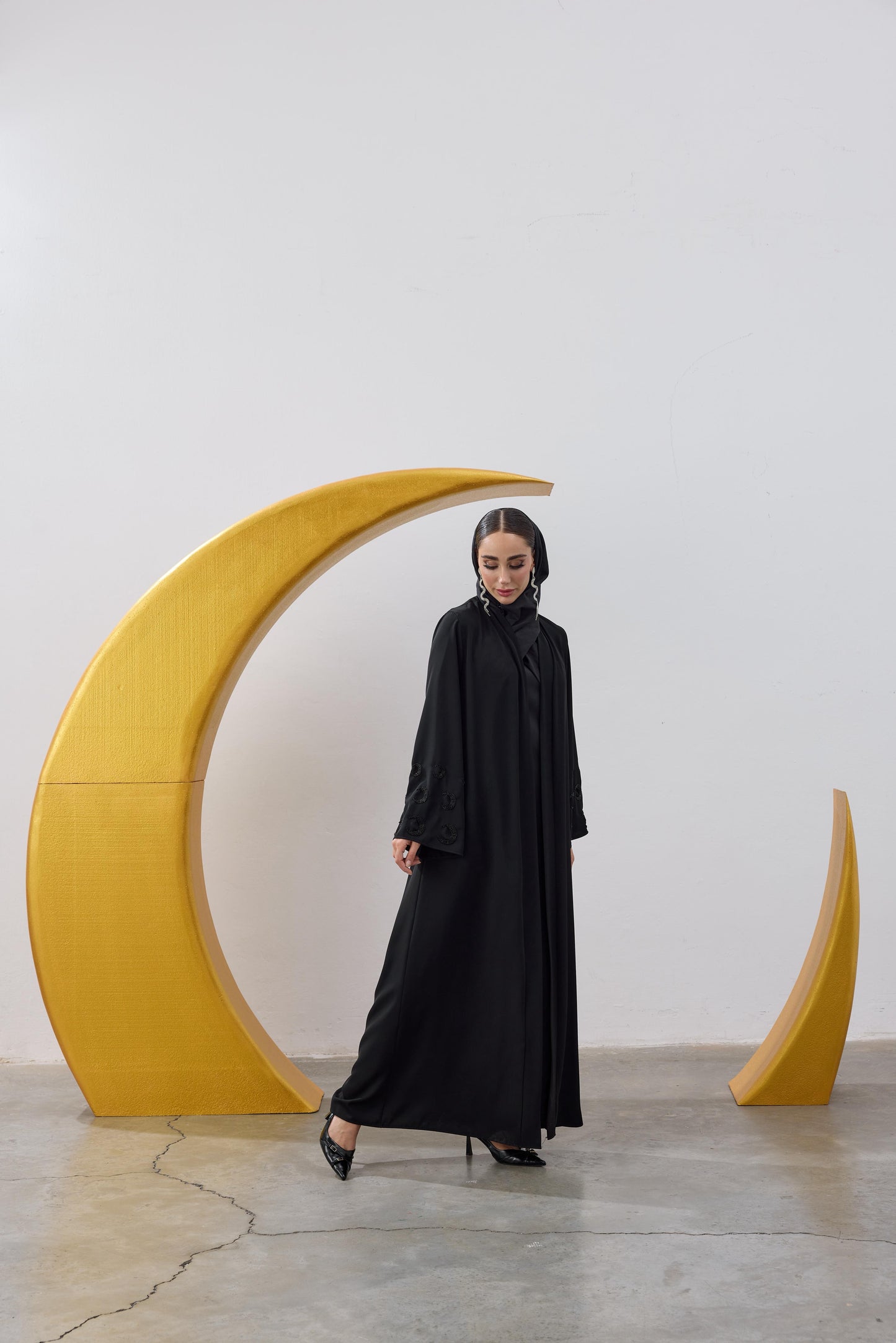 Embroidered Ferace Abaya