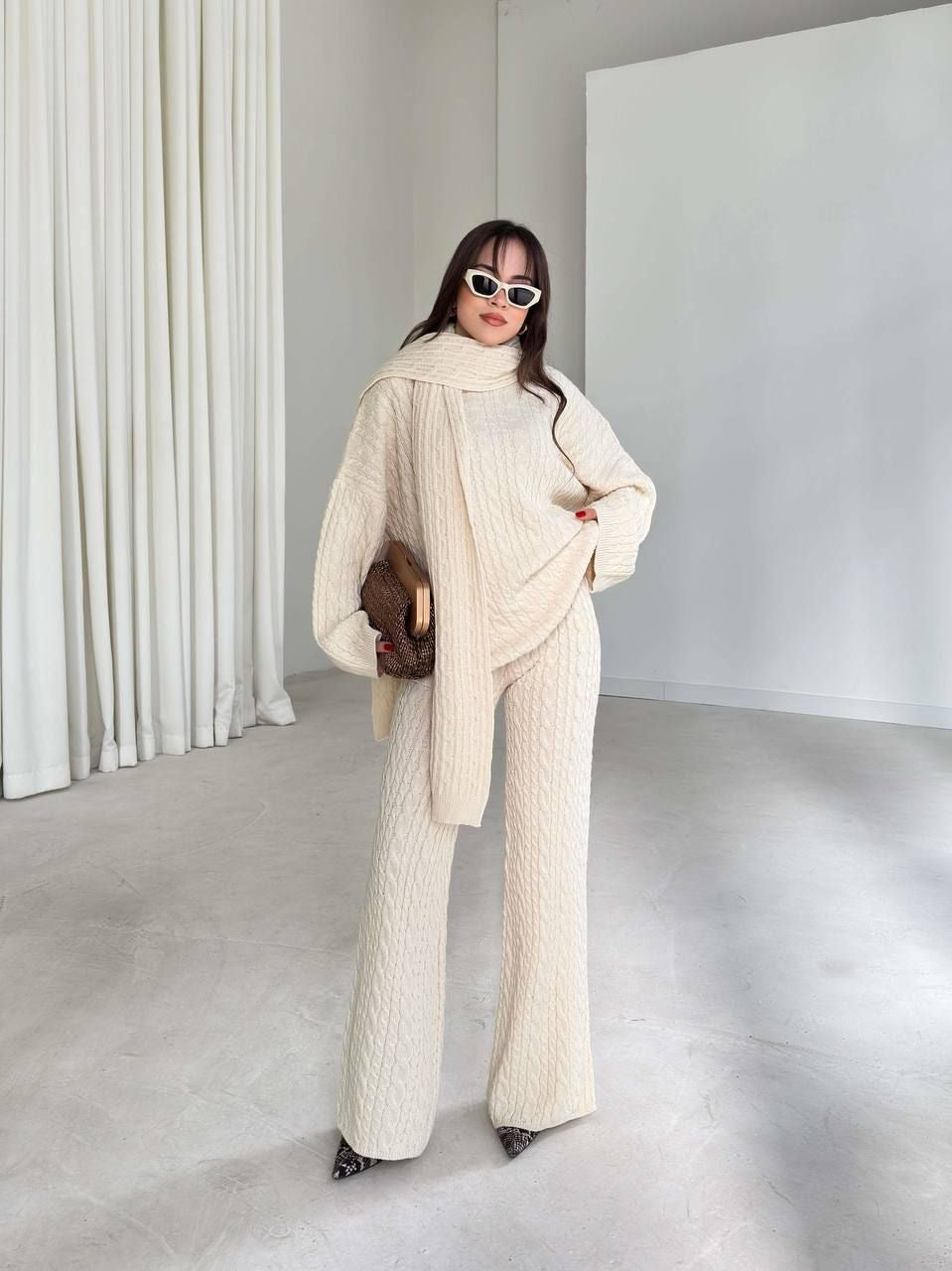 Ivory Luxe Knit Co-Ord Set