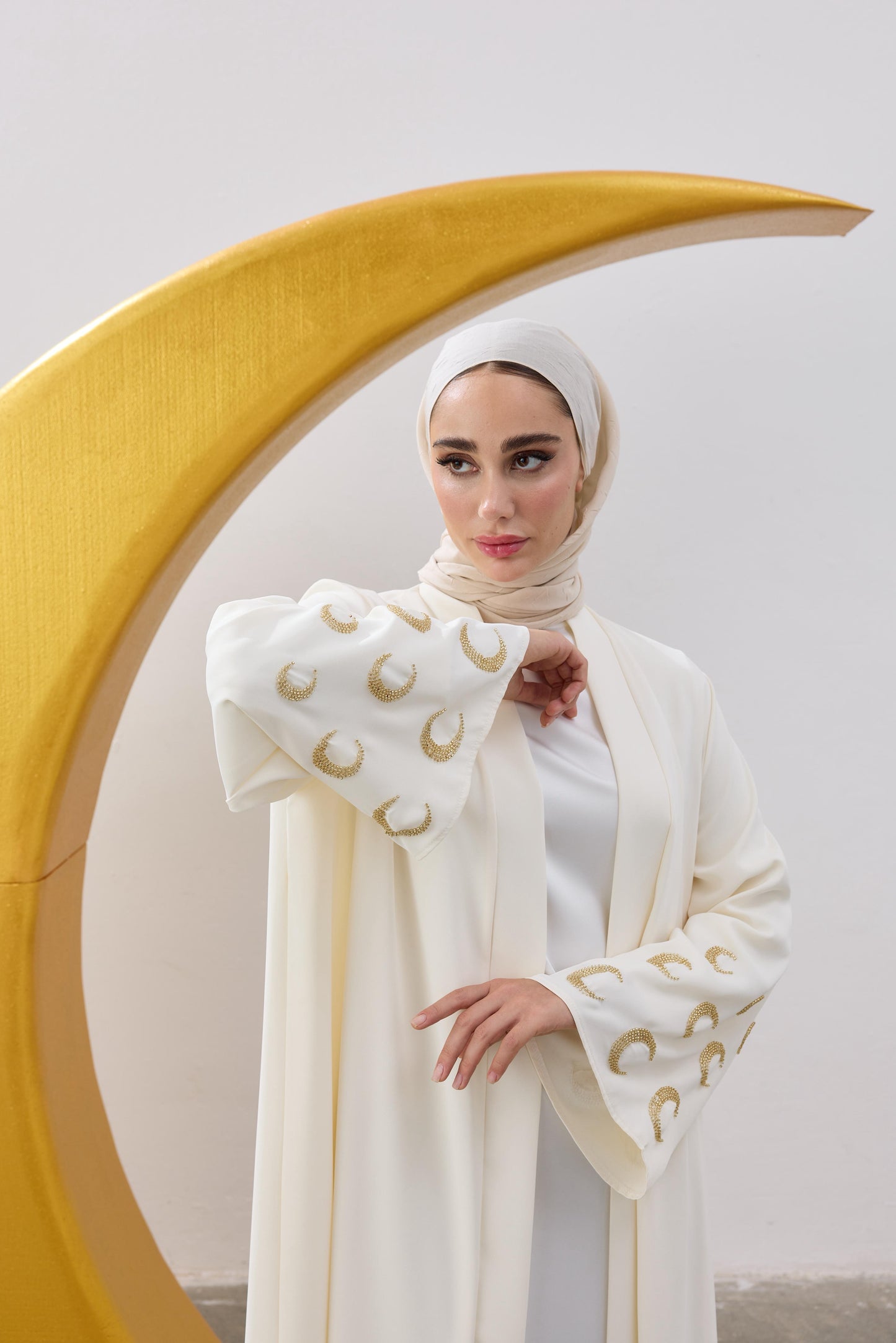 Embroidered Ferace Abaya