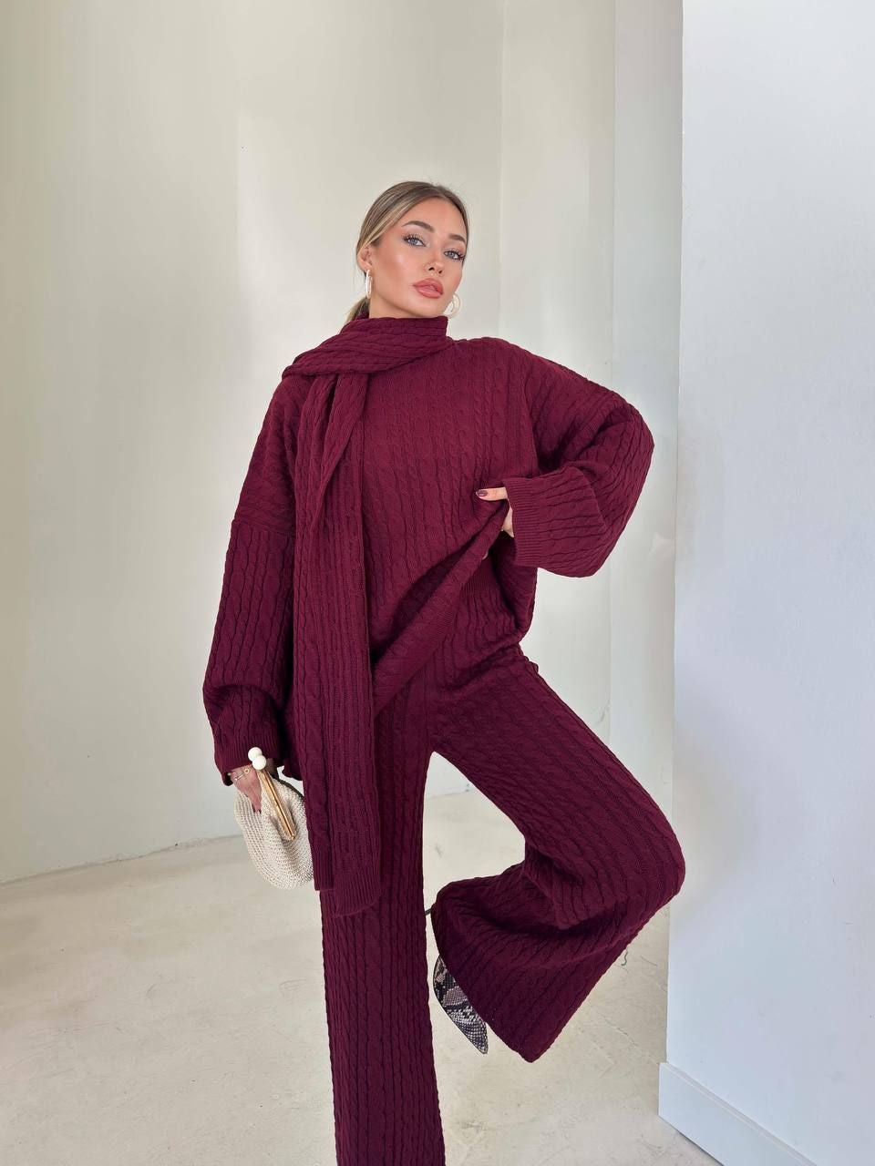 Ivory Luxe Knit Co-Ord Set