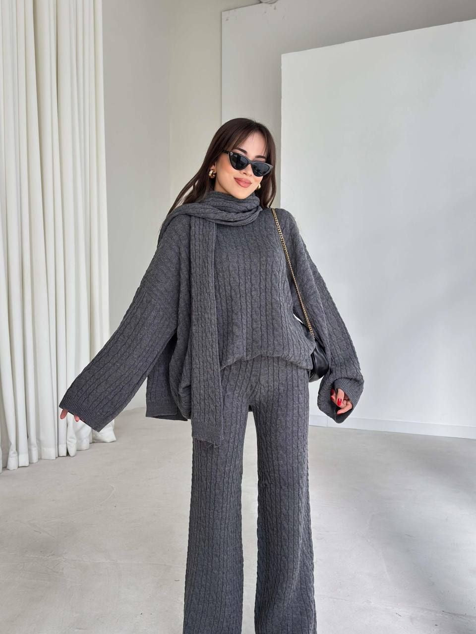 Ivory Luxe Knit Co-Ord Set