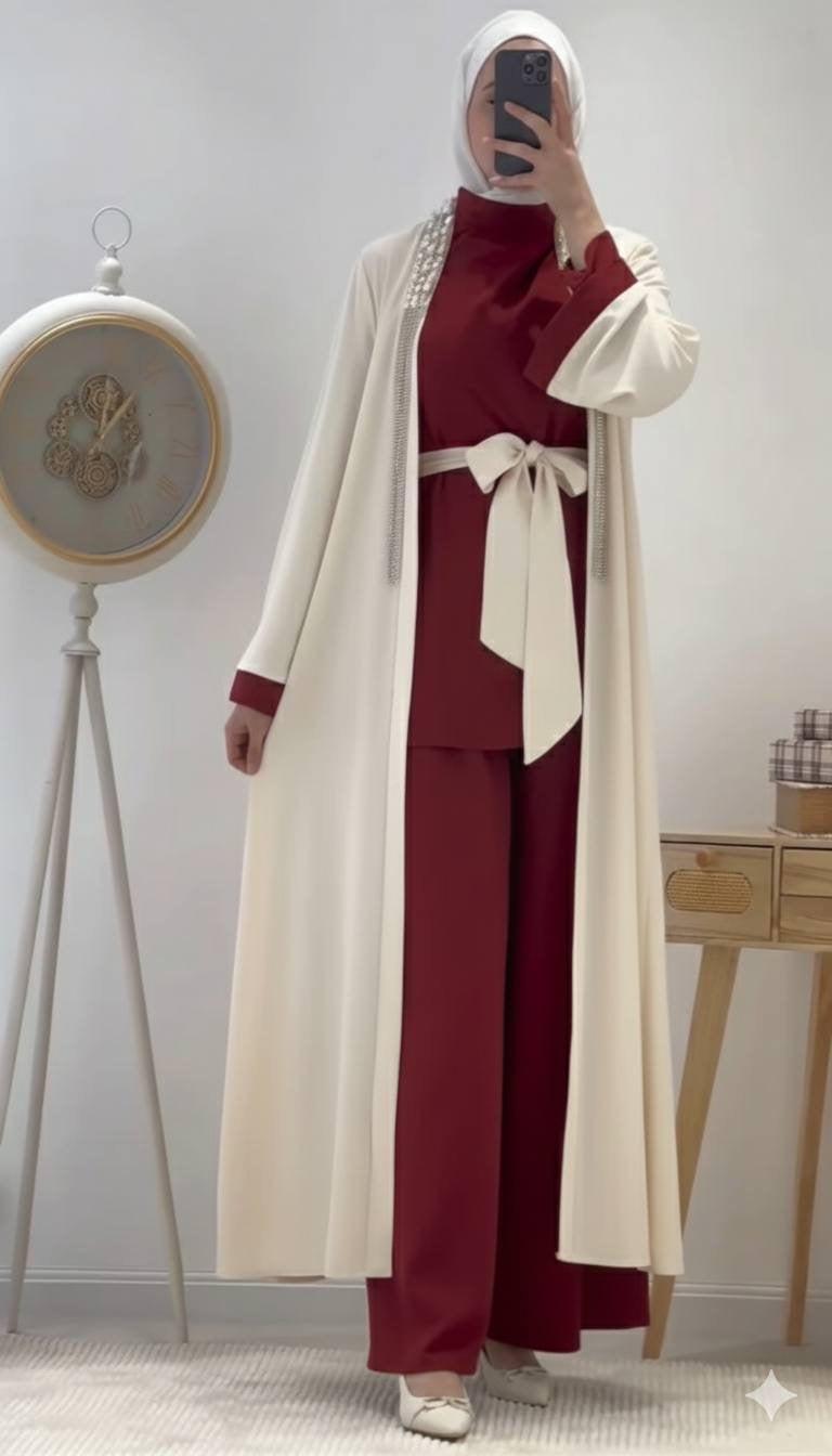 Lina 3-Piece Embellished Set