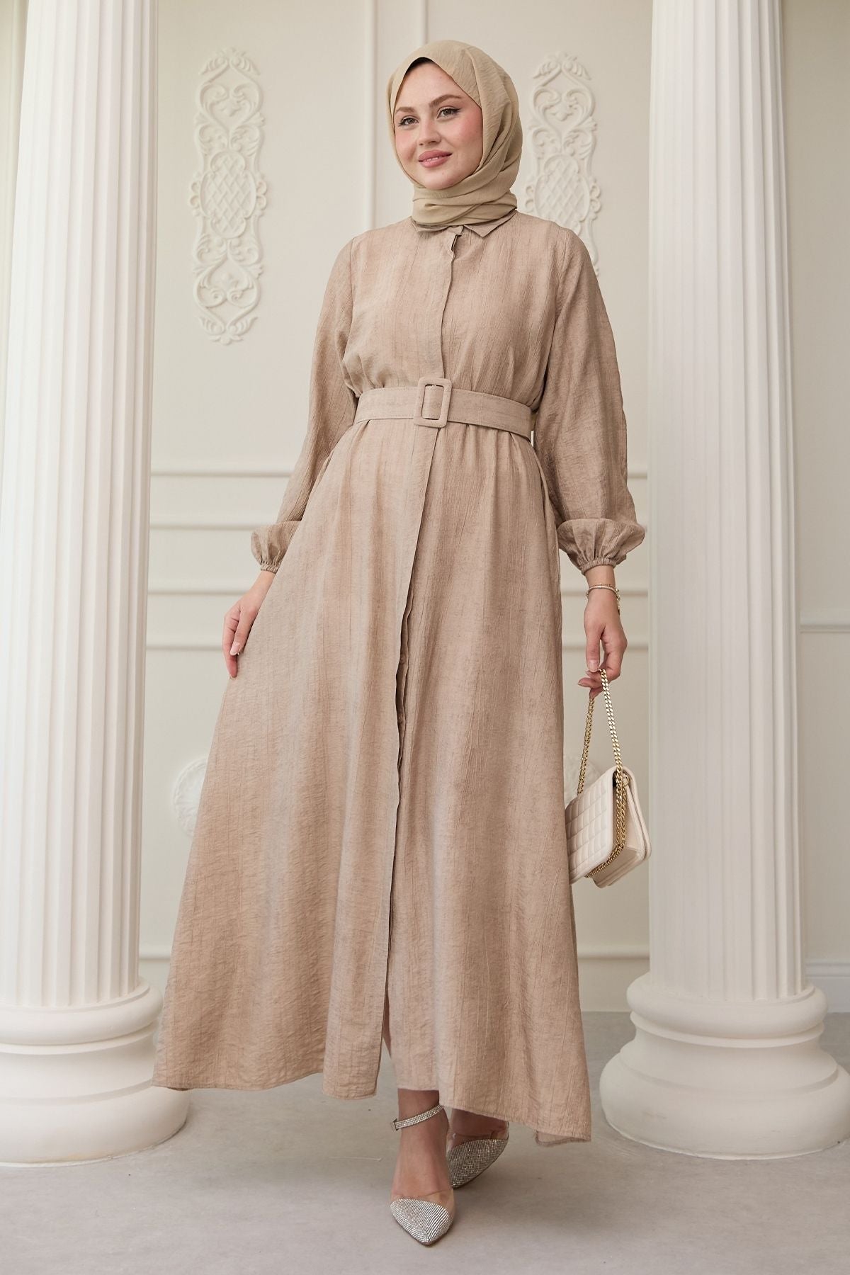 Belted Maxi Dress