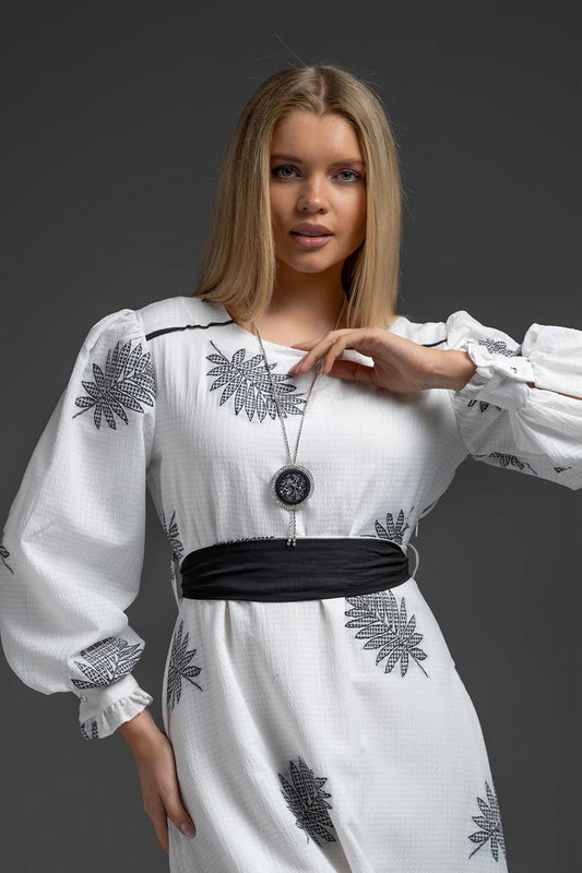 Frost Bloom Maxi Dress