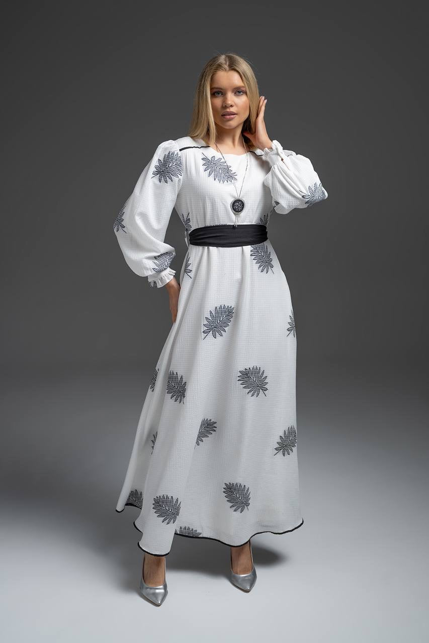 Frost Bloom Maxi Dress