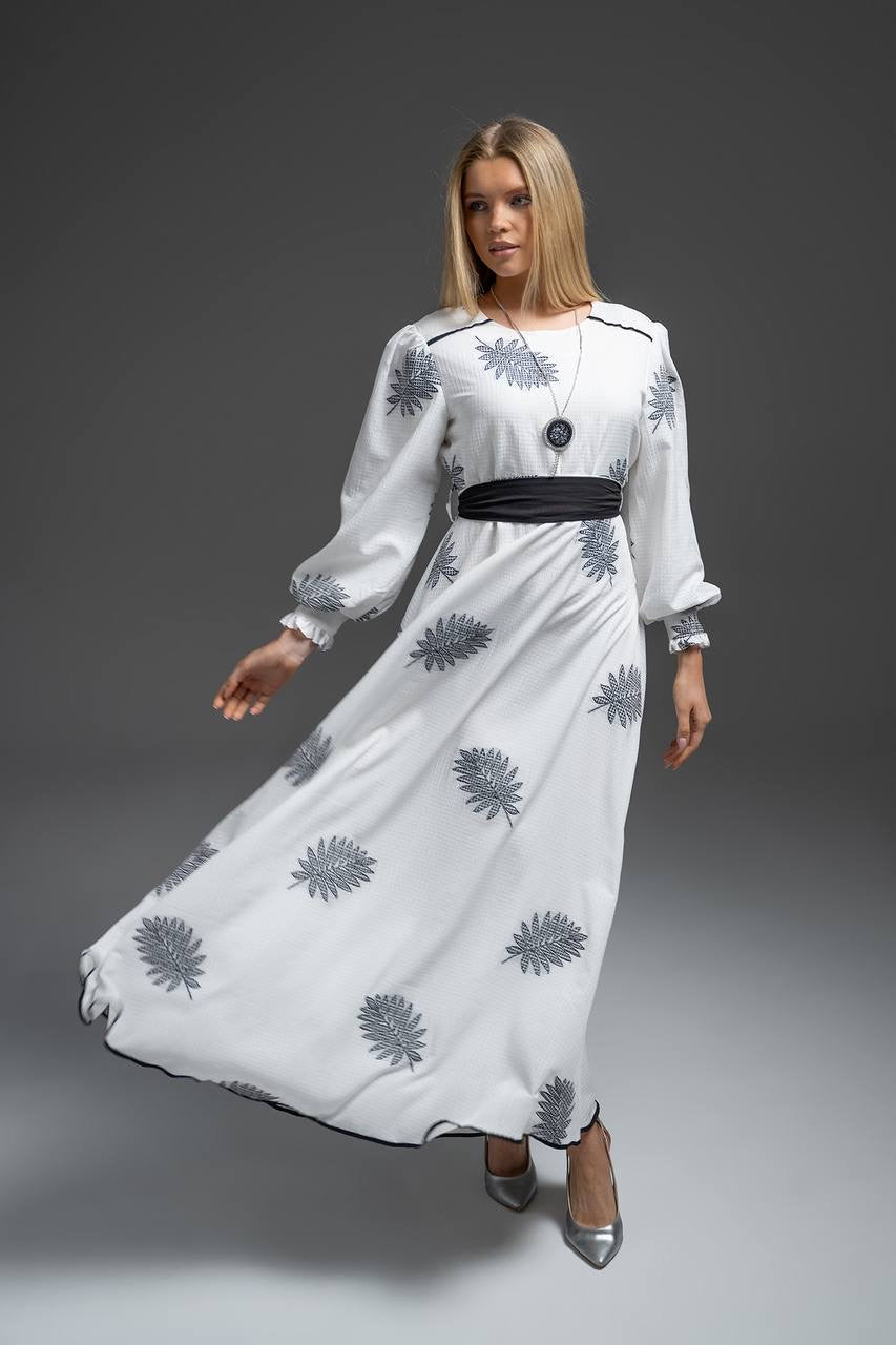 Frost Bloom Maxi Dress