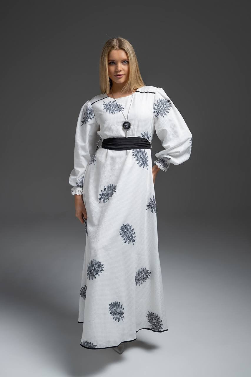 Frost Bloom Maxi Dress