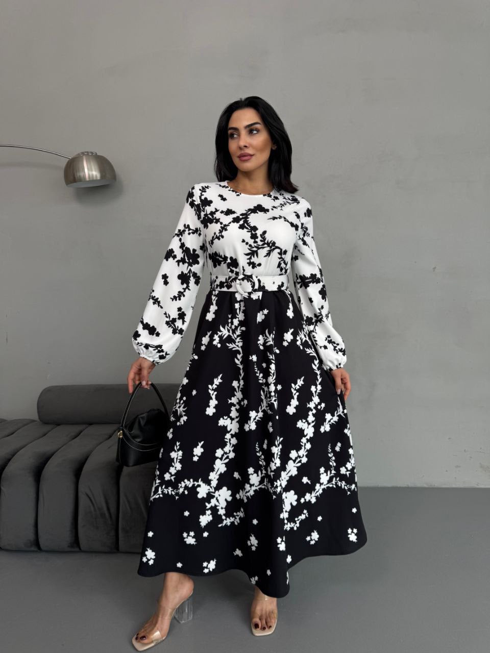 Midnight Blossom Maxi Dress