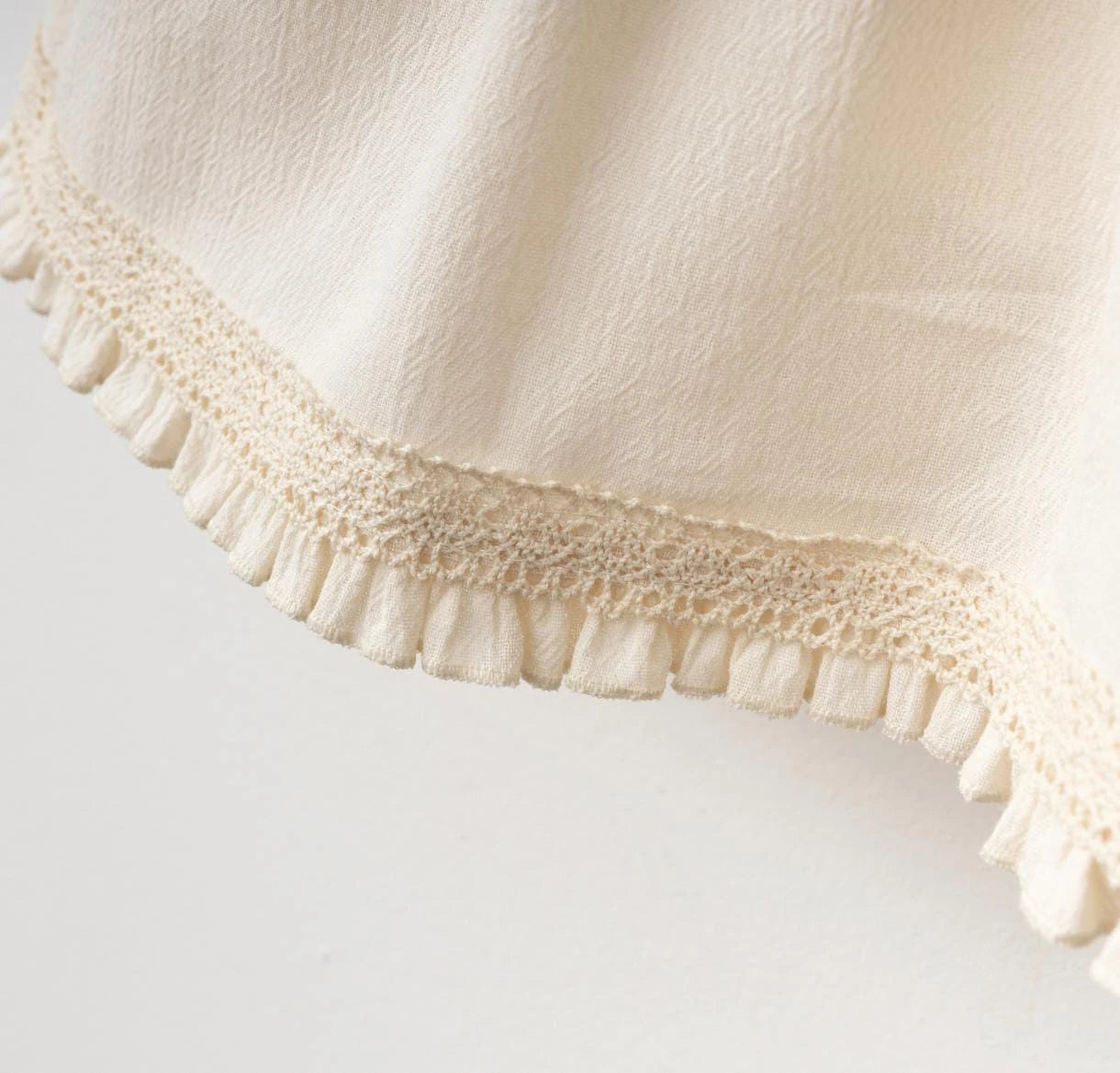 Girls Embroidered Puff Sleeve Dress