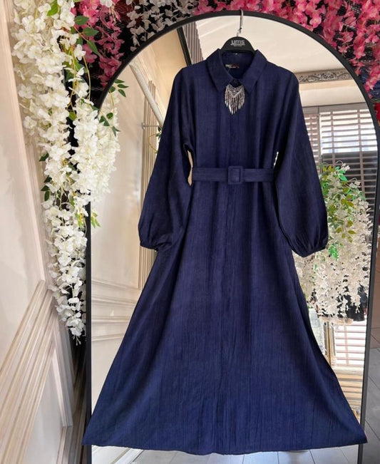 Belted Maxi Dress