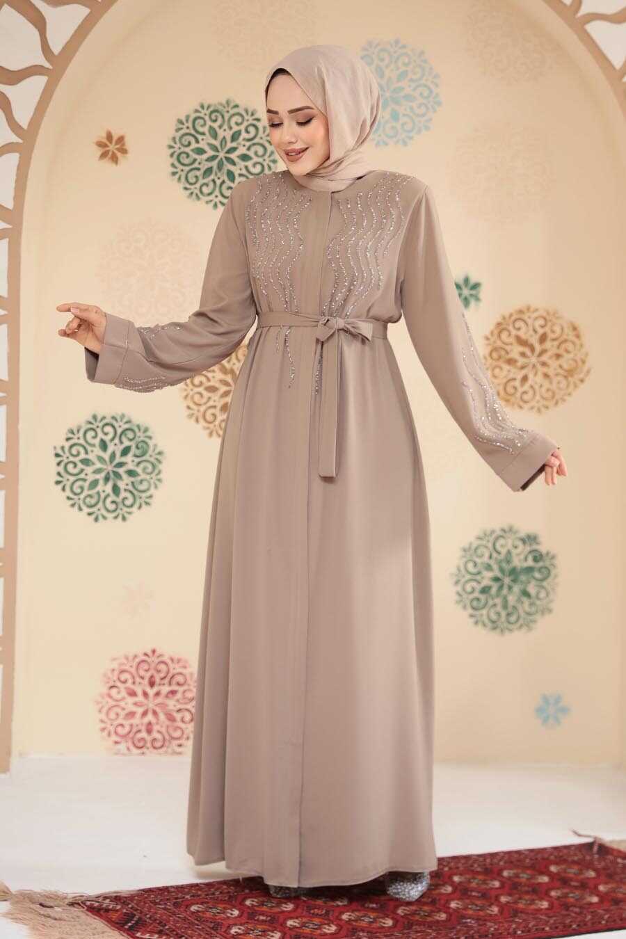 Modest Beige Abaya